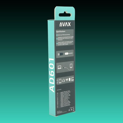 AVAX AD601 CONNECT+ USB A apa-Type C anya adapter