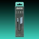 AVAX AD603 CONNECT+ USB-C - HDMI átalakító 4K/60Hz, alumínium