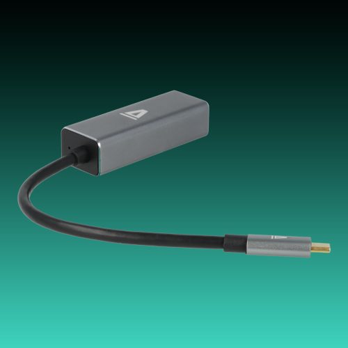 AVAX AD604 CONNECT+ Type C 3.0-Gigabit Ethernet adapter, alumínium