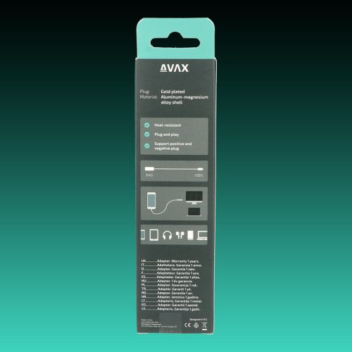 AVAX AD605 CONNECT+ Type C 3.1-Display port 1.2 adapter