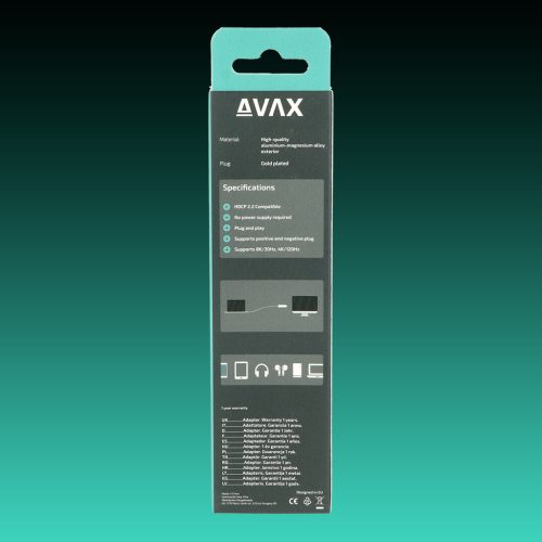 AVAX AD902 PRIME Display-HDMI 2.1 8K/60Hz adapter