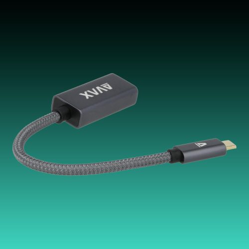 AVAX AD903 PRIME Type C-HDMI 2.0 4K/60Hz adapter, sodorszálas