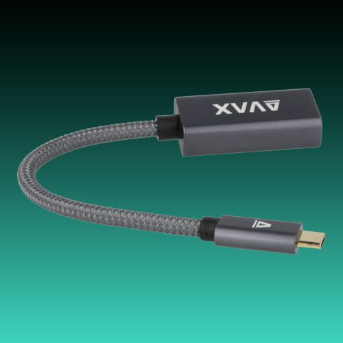 AVAX AD903 PRIME Type C-HDMI 2.0 4K/60Hz adapter, sodorszálas