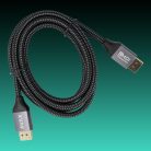AVAX AV901 PRIME DisplayPort - DisplayPort 2.1 AV kábel 40Gbps 16K/60Hz, 2 méter