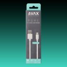 AVAX CB124W PURE USB A - Lightning kábel 2.1A, 2m  fehér
