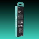 AVAX CB303G STEELY USB-C - USB-C gyorstöltő kábel 100W, sodorszálas 3A, 1.5m acélszürke