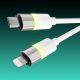 AVAX CB315 GLOWY 27W USB-C - Lightning gyorstöltő kábel 2m, fehér
