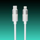AVAX CB315 GLOWY 27W USB-C - Lightning gyorstöltő kábel 2m, fehér