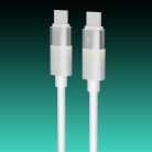 AVAX CB317 GLOWY 60W USB-C gyorstöltő kábel 2m, fehér