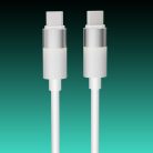 AVAX CB317 GLOWY 60W USB-C gyorstöltő kábel 2m, fehér