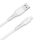 AVAX CB3304 USB-A–Lightning szilikon töltőkábel 1.5 m, fehér