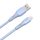 AVAX CB3305 USB-A–Lightning szilikon töltőkábel 1.5 m, világoskék