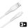 AVAX CB4306 3x USB-A–Lightning szilikon töltőkábel csomag 1.5 m, fehér