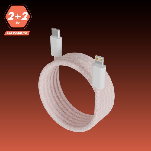 USB-C Lightning mágneses kábel, 27W gyorstöltő kábel iPhone-hoz, Apple gyorstöltő kábel, fonott iPhone töltőkábel, összegubancolódásmentes kábel, mágneses töltőkábel iPhone-hoz, iPhone gyors töltőkábe