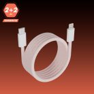 USB-C Lightning mágneses kábel, 27W gyorstöltő kábel iPhone-hoz, Apple gyorstöltő kábel, fonott iPhone töltőkábel, összegubancolódásmentes kábel, mágneses töltőkábel iPhone-hoz, iPhone gyors töltőkábe