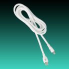 AVAX CB622 CREAMY+ USB-C - USB-C gyorstöltő kábel 60W, 1.5m fehér-roséarany