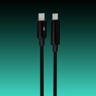 AVAX CB654 PULSEY 60W USB-C gyorstöltő kábel, fonott, 1m, szürke