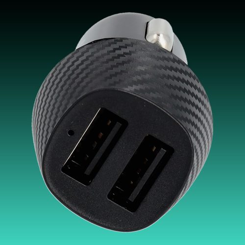 AVAX CC301B CARLY 12W Autós töltő 2x USB A, fekete
