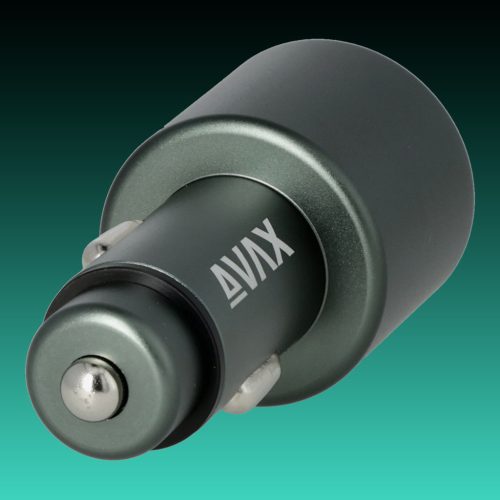 AVAX CC665B CARLY+ 83W Autós töltő USB A+Type C (PD3.0), fekete