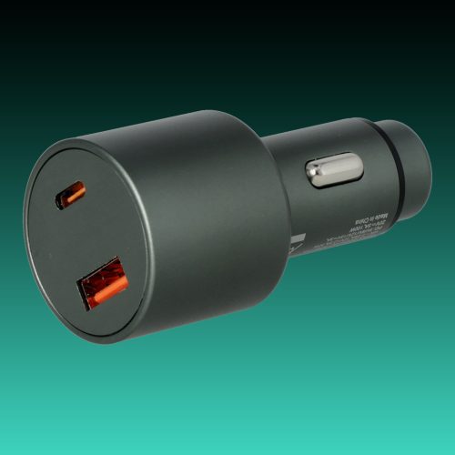 AVAX CC680B CARLY+ 140W Autós töltő USB A+Type C (PD3.1), fekete