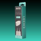 AVAX CH301 PURE 12W Hálózati töltő adapter 2x USB A