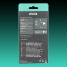 AVAX CH632W FIVEY+ 45W GaN Hálózati Gyorstöltő adapter USB-C (PD)+USB A (QC), fehér