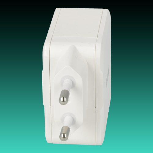 AVAX CH632W FIVEY+ 45W GaN Gyors hálózati töltő USB A (QC)+Type C (PD), fehér
