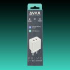 AVAX CH900W PRIME 47W GaN USB-C töltőadapter, gyorstöltő (PD), fehér