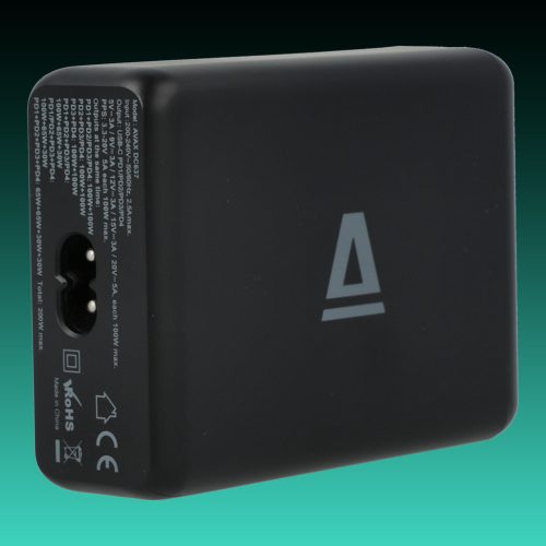 AVAX DC637 DESKY+ 200W GaN gyorstöltő elosztó 4xType C (PD 3.0)