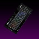 AVAX FS01 Full size mechanikus vezetékes alumínium billentyűzet Outemu Piros Switch, Magyar kiosztás