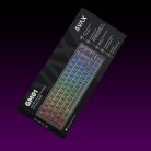 AVAX GM01 65% RGB mechanikus vezetékes billentyűzet Outemu Barna Switch, Magyar kiosztás 