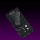 AVAX GM01 65% RGB mechanikus vezetékes billentyűzet Outemu Barna Switch, Magyar kiosztás 