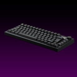   AVAX GM02 PRO 75% Gasket RGB tri-mode mechanikus billentyűzet Gateron Piros Switch, Magyar kiosztás