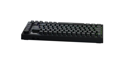 AVAX GM02 75% Gasket RGB mechanikus vezetékes billentyűzet Outemu silent white switch, HU kiosztás