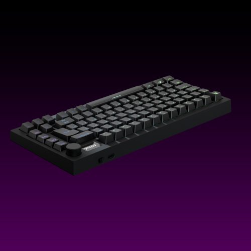 AVAX GM02 PRO 75% Gasket RGB tri-mode mechanikus billentyűzet Gateron sárga switch, Magyar kiosztás