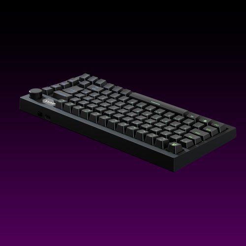 AVAX GM02 PRO 75% Gasket RGB tri-mode mechanikus billentyűzet Gateron sárga switch, Magyar kiosztás