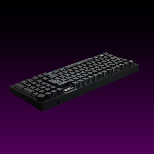 AVAX GM03 PRO 98% Gasket RGB tri-mode mechanikus billentyűzet Gateron barna switch, Magyar kiosztás