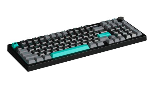 AVAX GM03 PRO 98% Gasket RGB tri-mode mechanikus billentyűzet Gateron piros switch,  US kiosztás, PBT keycap