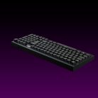 AVAX GM03 98% Gasket RGB mechanikus vezetékes billentyűzet Outemu Piros Switch, Magyar kiosztás
