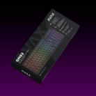 AVAX GM03 98% Gasket RGB mechanikus vezetékes billentyűzet Outemu Piros Switch, Magyar kiosztás