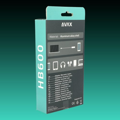 AVAX HB600 CONNECT+ HUB USB 3.0-4xUSB 3.0