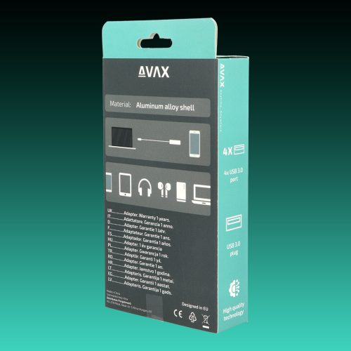 AVAX HB600 CONNECT+ HUB USB 3.0-4xUSB 3.0