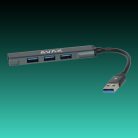 AVAX HB600 CONNECT+ USB 3.0 HUB elosztó - 4xUSB 3.0