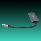 AVAX HB611 CONNECT+ 5in1 Multi HUB USB-C - HDMI(4k60Hz), USB-C, 2xUSB 3.0, PD 100W