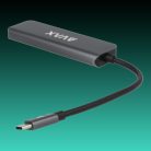 AVAX HB901 PRIME Type C-4xUSB 3.0 HUB+CF töltés