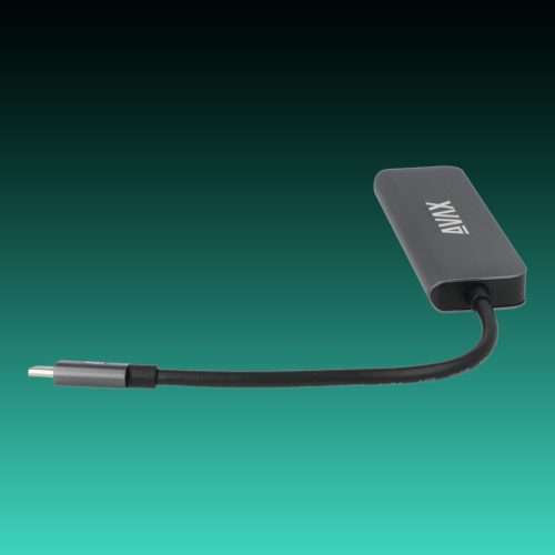 AVAX HB901 PRIME Type C-4xUSB 3.0 HUB+CF töltés