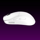 AVAX LW02 PRO tri-mode 1k lightweight gamer egér, fehér