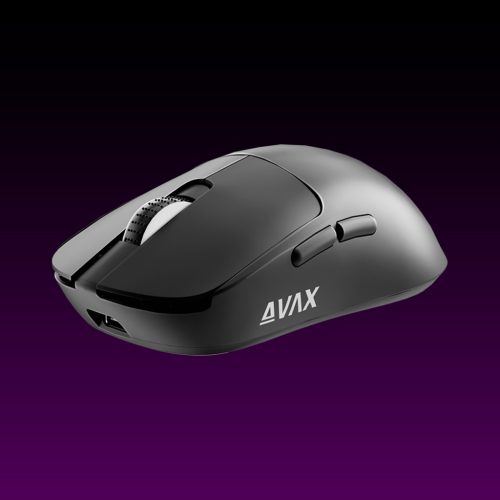 AVAX LW03 PRO PAW3395 Tri-mode 8k lightweight gamer egér, fekete