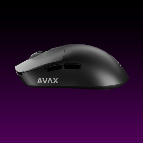 AVAX LW03 PRO PAW3395 Tri-mode 8k lightweight gamer egér, fekete
