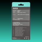 AVAX PB104B LIGHTY 10.000mAh USB-C powerbank, fekete